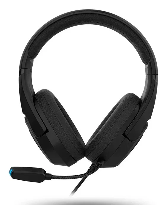 Krom Kopa 7.1 - Auriculares Gaming Diadema con Sonido Virtual 7.1, Iluminación RGB, Altavoces 50mm, Micrófono, USB, Compatible con PC, PS4, PS5, Nintendo Switch - Negro