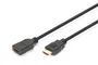 Digitus AK-330201-050-S Cable HDMI 5 m, Compatible 4K/Ultra HD y 3D con Ethernet, Estándar HDMI 1.4, Conector Tipo A, Negro
