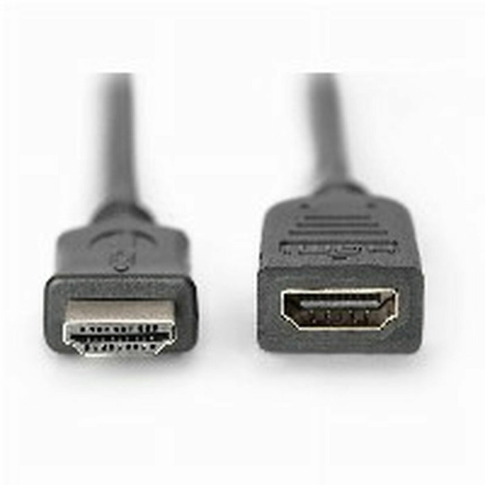 Digitus Cable de extensión HDMI 4K con Ethernet, 5m, Negro Digitus Cable de extensión HDMI 4K con Ethernet, 5m, Negro