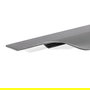 Viefe Tirador Embutir Vector Gris Cepillado Largo Long. 247Mm