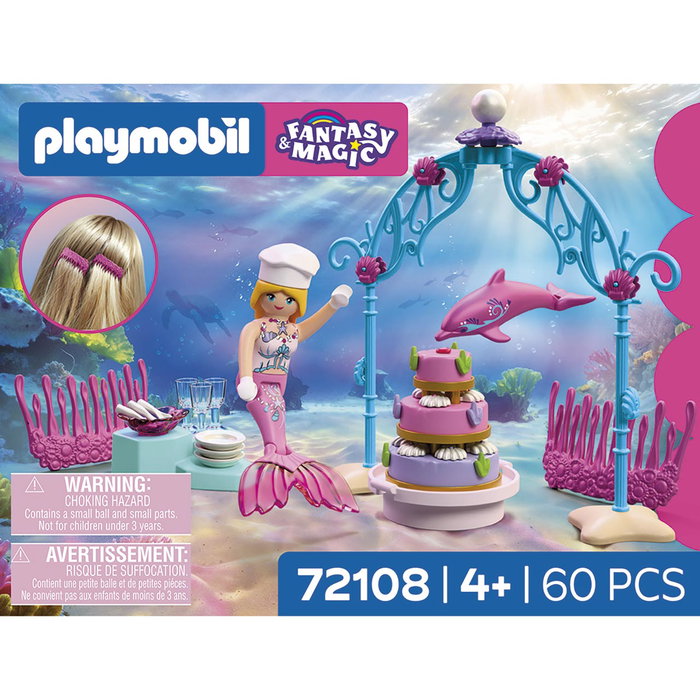 Playmobil Banquete de Boda Bajo el Mar 72108 - Juguete en español, +4 años