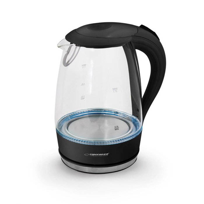 Esperanza Salto Angel EKK011K Hervidor de vidrio 1.7 l negro Esperanza Salto Angel EKK011K Hervidor de vidrio 1.7 l negro