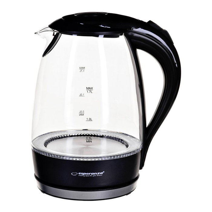 Esperanza Salto Angel EKK011K Hervidor de vidrio 1.7 l negro Esperanza Salto Angel EKK011K Hervidor de vidrio 1.7 l negro