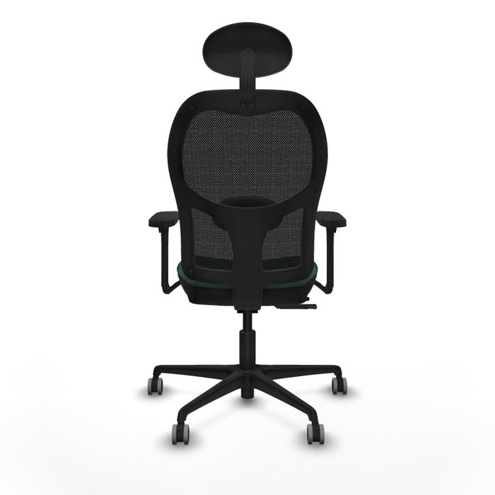 PIQUERAS Y CRESPO Silla de oficina Jorquera con mecanismo Sincro/Traslack, Verde botella y Negro PIQUERAS Y CRESPO Silla de oficina Jorquera con mecanismo Sincro/Traslack, Verde botella y Negro