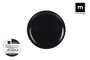 La Mediterranea Plato Postre Melamina Antracita 19.9 cm (24 Unidades)