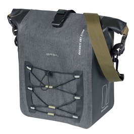 Basil Navigator Storm M MIK Side Alforja Impermeable 15L Poliéster - Bicicleta Senderismo