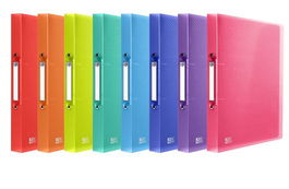 Carpeta De Anillas Oxford/Elba Urban Pp Translucido A4+ 2 An.Redonda 30Mm Surtido (8 Colores) (Set de 10)