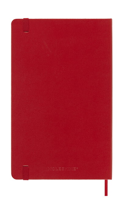 Moleskine Agenda 18 Meses Semanal L (13x21 cm) 2025-2026 Tapa Dura Rojo DHF218WN3Y26