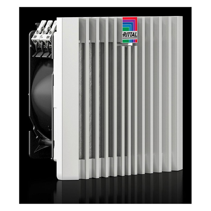 Rittal SK 3238.724 Kit de ventilación con ventilador integrado, 24 V CC, Gris Rittal SK 3238.724 Kit de ventilación con ventilador integrado, 24 V CC, Gris