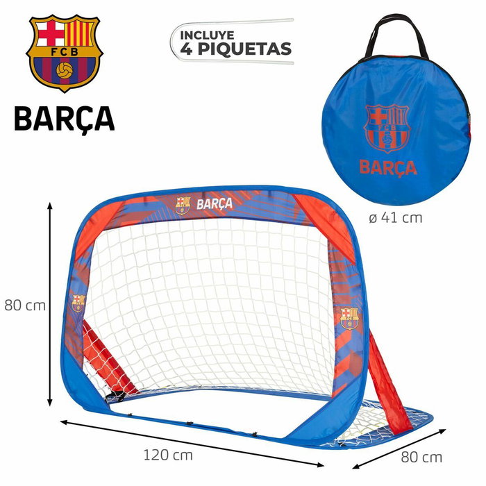 Color Baby Set 2 Porterias Futbol Pop Up Barça 120X80X80Cm Color Baby Set 2 Porterias Futbol Pop Up Barça 120X80X80Cm