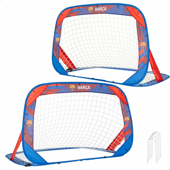 Color Baby Set 2 Porterias Futbol Pop Up Barça 120X80X80Cm Color Baby Set 2 Porterias Futbol Pop Up Barça 120X80X80Cm