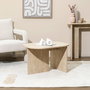 Home Deco Factory Mesa Baja Pietra Colección Terra Nova 72x53 cm Altura 45 cm