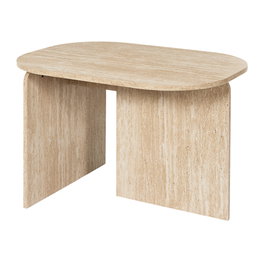 Home Deco Factory Mesa Baja Pietra Colección Terra Nova 72x53 cm Altura 45 cm