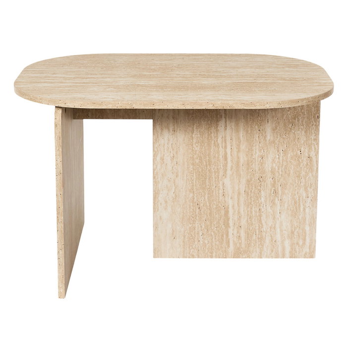 Home Deco Factory Mesa Baja Pietra Colección Terra Nova 72x53 cm Altura 45 cm