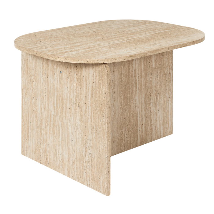 Home Deco Factory Mesa Baja Pietra Colección Terra Nova 72x53 cm Altura 45 cm