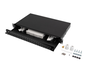 Lanberg FOP1-24SD-LQB Panel de Parcheo de Fibra 1U Negro