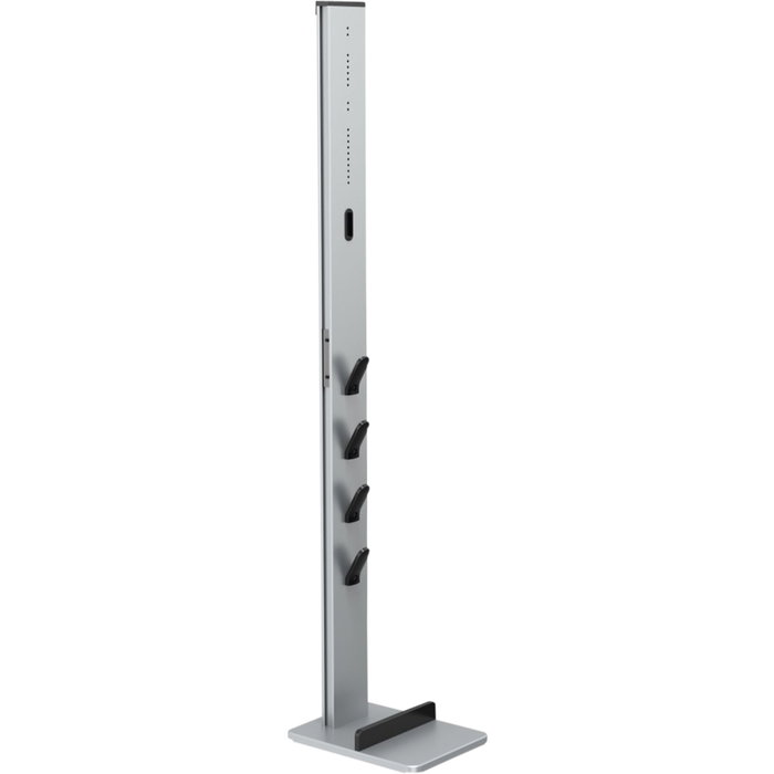Xavax Base Organiser para aspiradora inalámbrica, plata