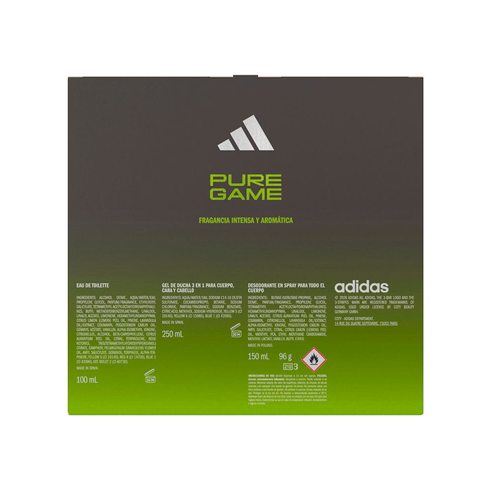 Adidas Pure Game Set de 3 piezas