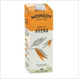 MONSOY Bebida Vegetal de Avena Bio 1L Pack 6 Unidades