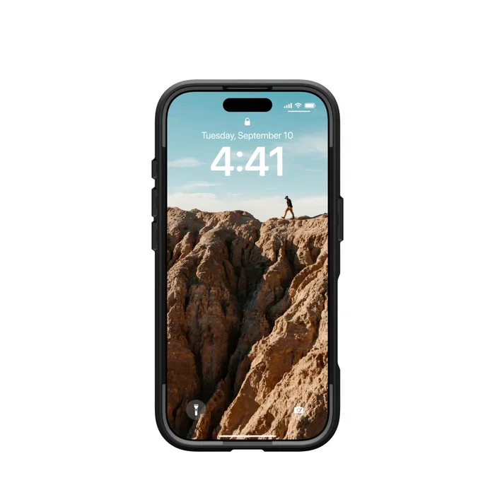 Urban Armor Gear Funda Civilian para Apple iPhone 16 Pro, Resistente a Caídas, Compatible con MagSafe, Color Marina (6.3" / 16 cm)