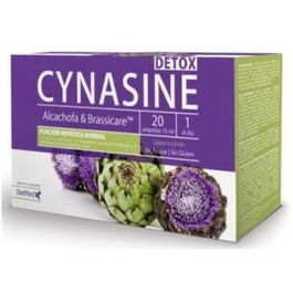 DIETMED Cynasine Detox 20 Ampollas - Suplemento Hepático con Alcachofa, Cardo Mariano y Diente de León