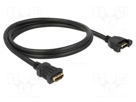 DeLOCK 85466 Cable HDMI Hembra a Hembra 4K 1 m