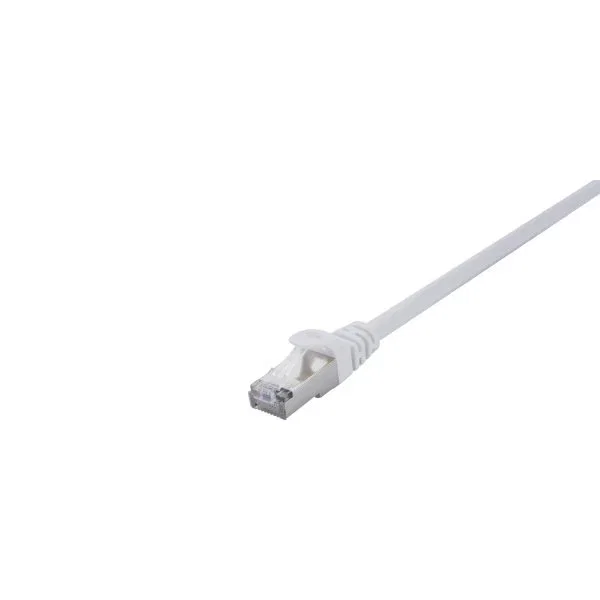 V7 V7CAT7FSTP-50C-WHT Cable de Red Ethernet Patch Cat7 S/FTP (S-STP), Blindado, 0.5 m, Blanco, Conectores RJ-45 Macho Chapados en Oro