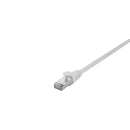 V7 V7CAT7FSTP-50C-WHT Cable de Red Ethernet Patch Cat7 S/FTP (S-STP), Blindado, 0.5 m, Blanco, Conectores RJ-45 Macho Chapados en Oro