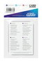 Ultimate Guard Card Dividers Standard Size (10) - Transparent