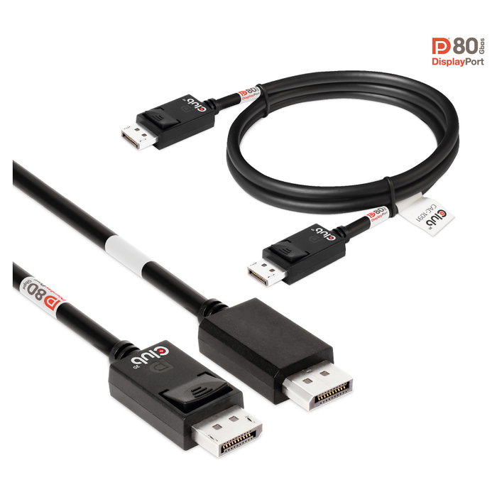 Club 3D CAC-1091 Cable DisplayPort 2.1 VESA DP80 1,2m