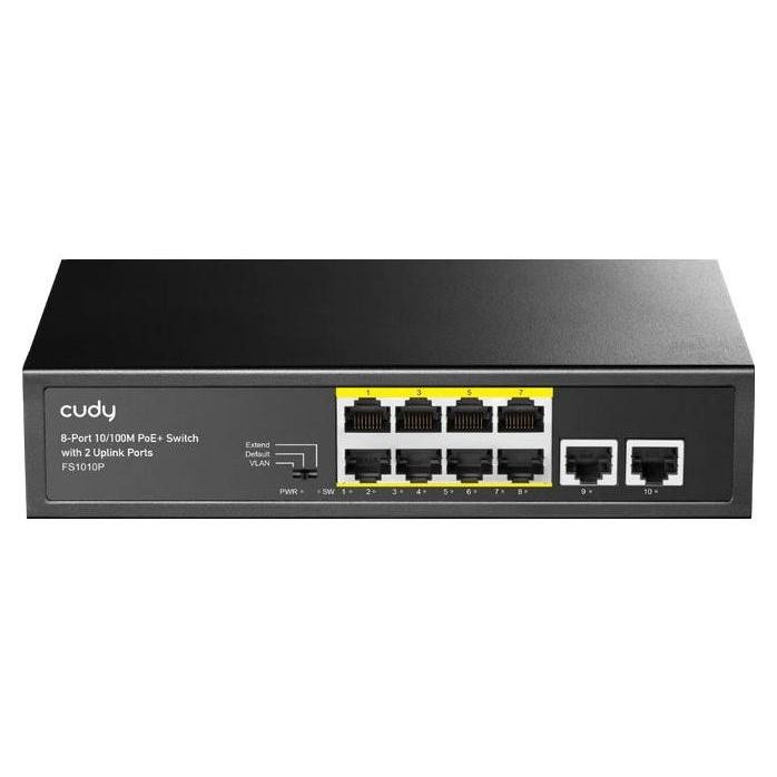Cudy FS1010P Switch de red de 10 puertos con 8 puertos PoE+ Cudy FS1010P Switch de red de 10 puertos con 8 puertos PoE+