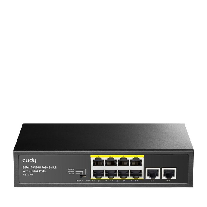 Cudy FS1010P Switch de red de 10 puertos con 8 puertos PoE+ Cudy FS1010P Switch de red de 10 puertos con 8 puertos PoE+