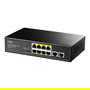 Cudy Switch Gigabit PoE+ Gestionado FS1010P de 8 Puertos Gigabit Ethernet y 2 Puertos de Enlace Superior