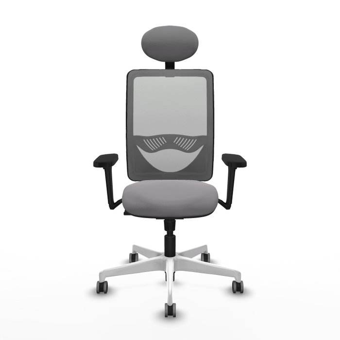 PIQUERAS Y CRESPO Silla de oficina Zulema Gris con mecanismo Sincro PIQUERAS Y CRESPO Silla de oficina Zulema Gris con mecanismo Sincro