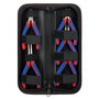 Workpro Juego de Alicates Miniatura 5 Piezas Acero Carbono Forjado Mango Bimaterial