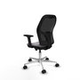 PIQUERAS Y CRESPO Silla de oficina Jorquera con mecanismo Sincro/Traslack Gris y Negro