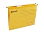 Esselte Carpeta Colgante DIN A4 Cartulina 210 g/m2 Visor Superior Lomo V Color Amarillo Caja de 25 Unidades