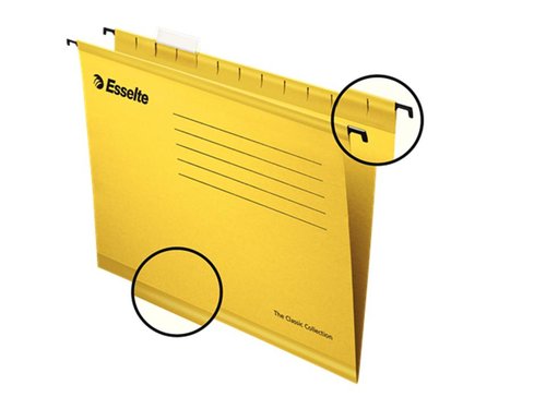 Esselte Carpeta Colgante DIN A4 Amarillo Esselte Carpeta Colgante DIN A4 Amarillo