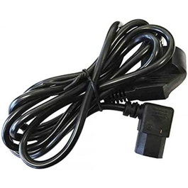 Logilink Cable de Alimentación Acodado Schuko - IEC C13, 2m, Negro