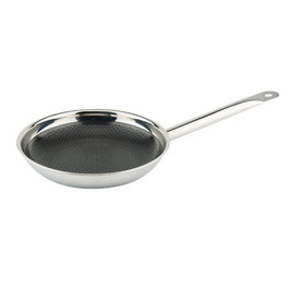 1946 Sartén Inducción Diámetro 20 cm - Profesional 3 Capas Acero Inoxidable 18/10 para Todo Tipo de Cocinas (6 Unidades)
