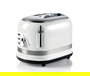 Ariete 149/01 Tostador Moderna 2 Ranuras Blanco con Pinzas, 6 Niveles de Dorado, Descongelado, Recalentado y Cancelación