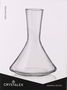 Bohemia Decantador de Cristal 1400 ml con Dimensiones 19 cm (Ancho) x 25.5 cm (Alto) x 6.7 cm (Largo) (6 Unidades)