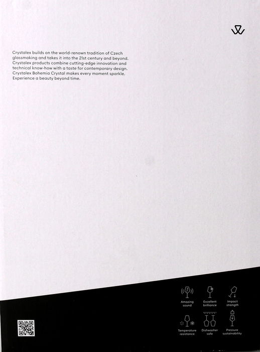 Bohemia Decantador de Cristal 1400 ml con Dimensiones 19 cm (Ancho) x 25.5 cm (Alto) x 6.7 cm (Largo) (6 Unidades)