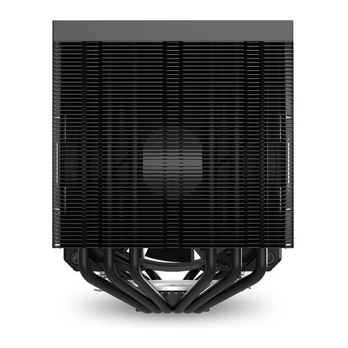 Sharkoon A60 Refrigerador de aire para CPU, Doble Torre, 6 Tubos de Calor, 2x12 cm PWM, 260W TDP, LGA1851, Negro