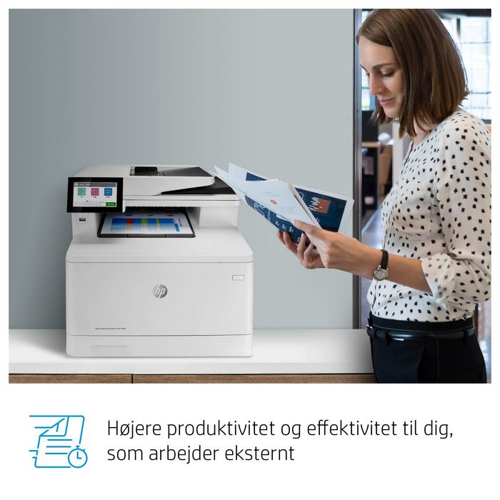 HP Laser 100 x 150 mm, 600 x 600dpi, 27ppm, A4, 800MHz, 2000MB, USB, TFT Impresora Multifuncional Color Enterprise