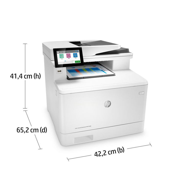 HP Laser 100 x 150 mm, 600 x 600dpi, 27ppm, A4, 800MHz, 2000MB, USB, TFT Impresora Multifuncional Color Enterprise