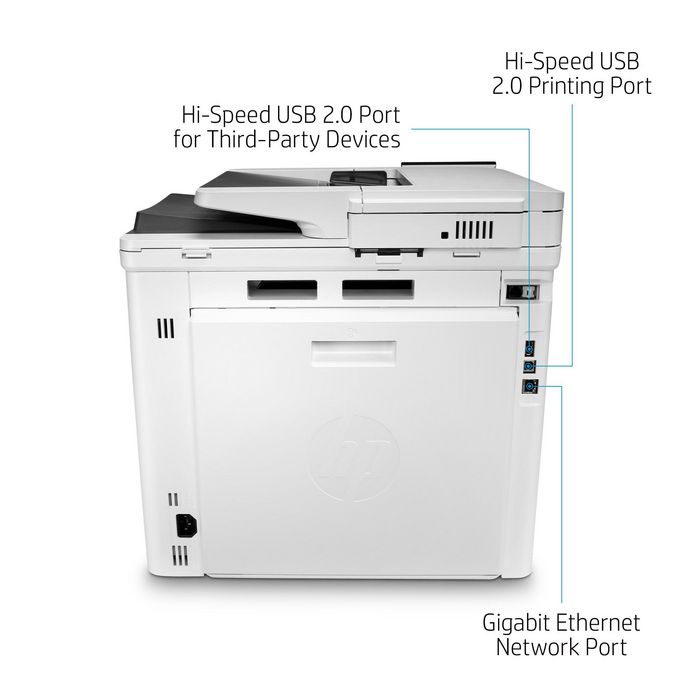HP Laser 100 x 150 mm, 600 x 600dpi, 27ppm, A4, 800MHz, 2000MB, USB, TFT Impresora Multifuncional Color Enterprise
