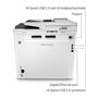 HP Laser 100 x 150 mm, 600 x 600dpi, 27ppm, A4, 800MHz, 2000MB, USB, TFT Impresora Multifuncional Color Enterprise