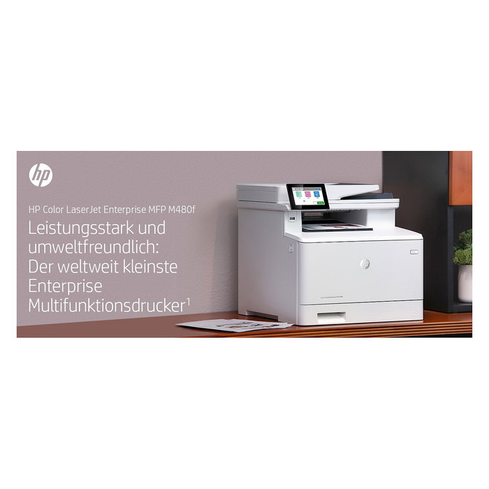 HP Color LaserJet Enterprise MFP M480f 4in1 A4 LAN ADF 27 ppm 600x600 DPI