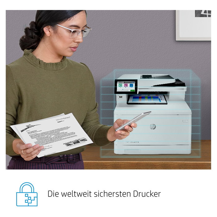 HP Color LaserJet Enterprise MFP M480f 4in1 A4 LAN ADF 27 ppm 600x600 DPI